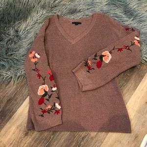 American Eagle embroidered sweater